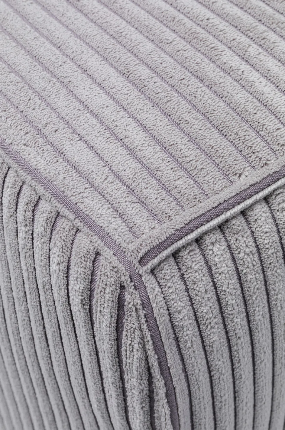 Sofa Cubetto Cord 3 Os. 220 Cm Jasnoszara