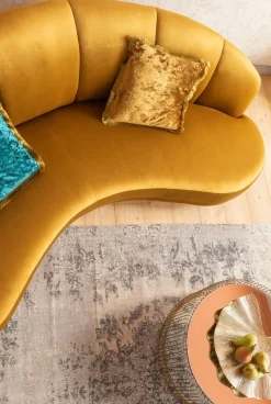 Sofa Dschinn 233x81 Cm Brązowa