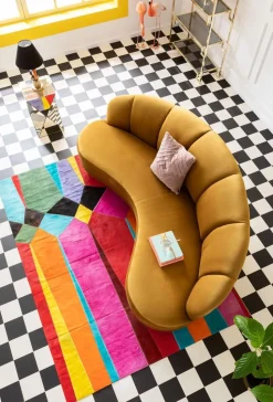 Sofa Dschinn 233x81 Cm Brązowa