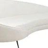 Sofa Duża Do Salonu Offwhite Nogi Czarne Stalowe 270 Cm
