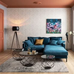 Sofa Lullaby 222x70 Cm Petrol