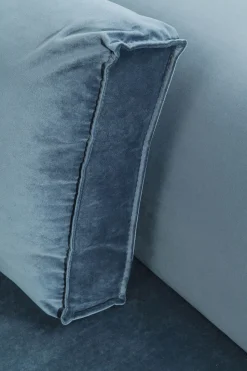 Sofa Modułowa Infinity Velvet Ocean 306x182 Cm Niebieska Prawa