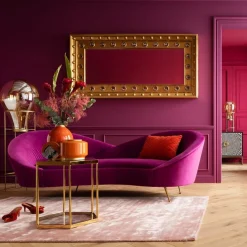 Sofa Night Fever 232 Cm Fioletowa