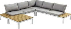 Sofa Ogrodowa Ze Stolikiem Holiday White 242x242 Cm