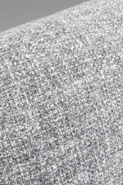 Sofa 3-osobowa W Kolorze Szarym Nogi Stalowe Czarne 230 Cm