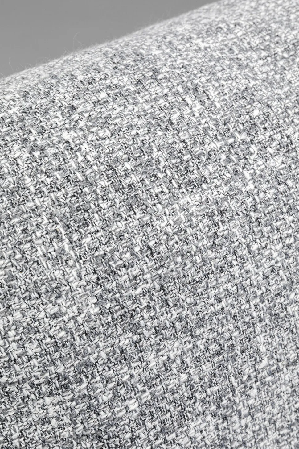 Sofa 3-osobowa W Kolorze Szarym Nogi Stalowe Czarne 230 Cm