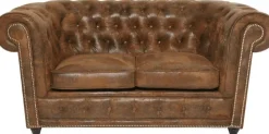 Sofa Oxford 2-osobowa 160 Cm Ekoskóra