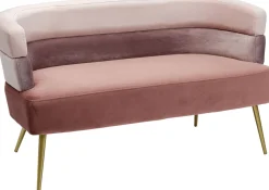Sofa Sandwich 125 Cm Jasnoróżowa
