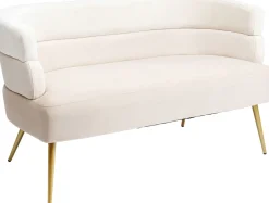 Sofa Sandwich 2 Os. 125 Cm Kremowo-beżowa