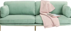 Sofa Shirly 3 Os. 221 Cm Miętowa