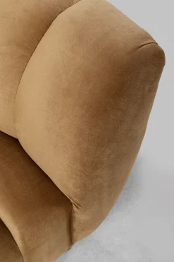 Sofa Spectra 245x71 Cm Brązowa Welurowa