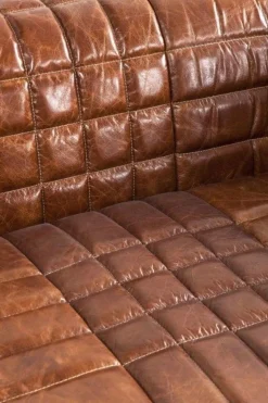 Sofa Square Dance 234x112 Cm Skóra Naturalna