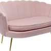 Sofa Water Lily 2-os. 132 Cm Jasnoróżowa