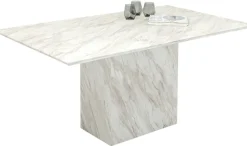 Stół Artistico Marble 160x90 Cm Biały
