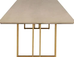 Stół Cesaro 200x100 Cm Naturalny - Nogi Złote