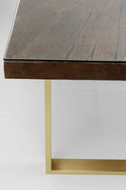 Stół Conley 180x90 Cm Nogi Mosiężne