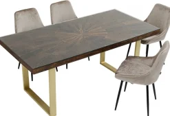 Stół Conley 180x90 Cm Nogi Mosiężne