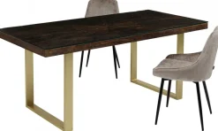 Stół Conley 180x90 Cm Nogi Mosiężne