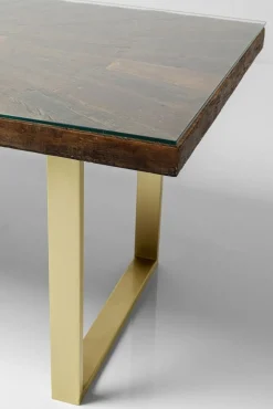 Stół Conley 180x90 Cm Nogi Mosiężne
