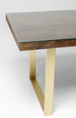 Stół Conley 180x90 Cm Nogi Mosiężne