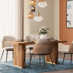 Stół Do Jadalni Nowoczesny Z Drewna Mango 180x90 Cm