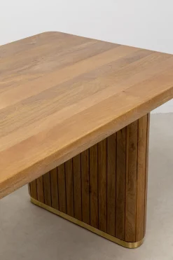 Stół Do Jadalni Nowoczesny Z Drewna Mango 180x90 Cm