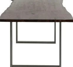 Stół Harmony Walnut 160x80 Cm Akacja Nogi Stalowe