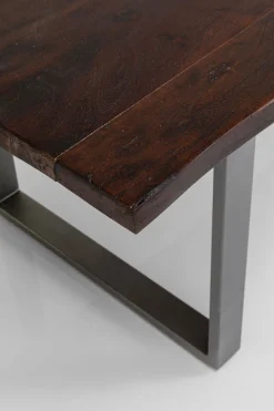 Stół Harmony Walnut 160x80 Cm Akacja Nogi Stalowe