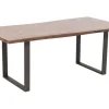 Stół Harmony Walnut 180x90 Cm Akacja Nogi Stalowe