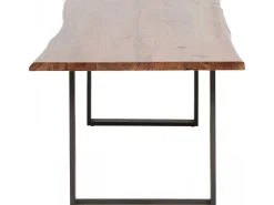Stół Harmony Walnut 180x90 Cm Akacja Nogi Stalowe