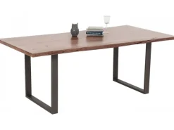 Stół Harmony Walnut 180x90 Cm Akacja Nogi Stalowe