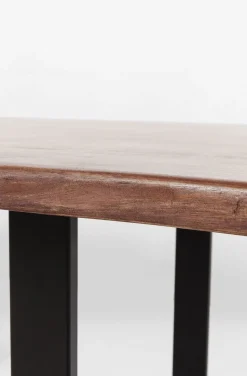 Stół Harmony Walnut 180x90 Cm Akacja Nogi Stalowe