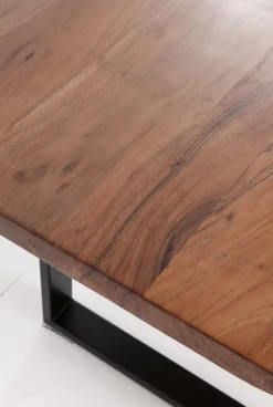 Stół Harmony Walnut 160x80 Cm Akacja Nogi Czarne