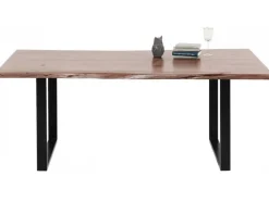 Stół Harmony Walnut 160x80 Cm Akacja Nogi Czarne