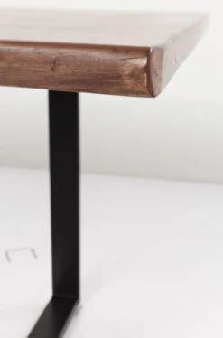 Stół Harmony Walnut 160x80 Cm Akacja Nogi Czarne