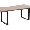 Stół Harmony Walnut 180x90 Cm Akacja Nogi Czarne