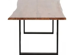 Stół Harmony Walnut 180x90 Cm Akacja Nogi Czarne