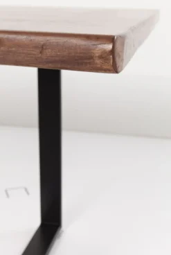 Stół Harmony Walnut 180x90 Cm Akacja Nogi Czarne