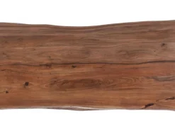 Stół Harmony Walnut 160x80 Cm Akacja Nogi Chromowe Matowe