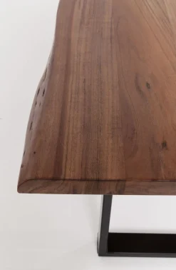 Stół Harmony Walnut 200x100 Cm Akacja Nogi Chromowe Matowe