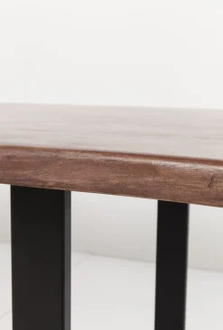 Stół Harmony Walnut 200x100 Cm Akacja Nogi Chromowe Matowe