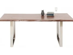 Stół Harmony Walnut 200x100 Cm Akacja Nogi Chromowe Matowe