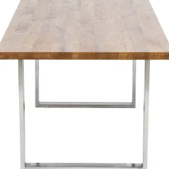 Stół Jackie 160x80 Cm Dąb - Nogi Chromowe