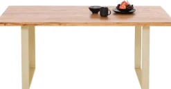 Stół Jackie 160x80 Cm Dąb - Nogi Złote