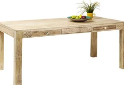 Stół Puro Plain Z Szufladami 160x80cm Naturalny