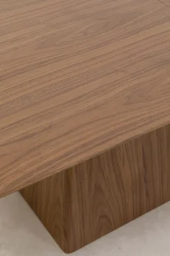 Stół Rozkładany Fornirowany Orzech 200-250x110 Cm