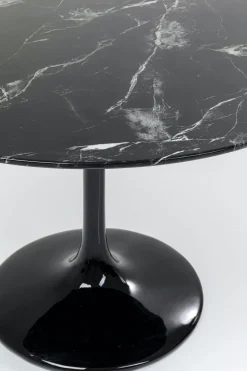 Stół Solo Marble ∅110x76 Cm Czarny