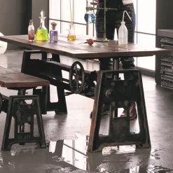 Stół Steamboat Econo 160x80 Cm Drewniano-czarny