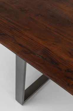 Stół Symphony Walnut 180x90 Cm Akacja Nogi Stalowe