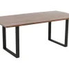 Stół Symphony Walnut 200x100 Cm Akacja Nogi Stalowe